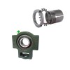 UKT205/HE2305 Imperial Cast Iron Take Up Unit Housing Insert and Adaptor Sleeve Fits 3/4 inch Shaft