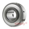 SNR US204G2 Metric Flatback Spherical Outer Bearing Insert 20mm Bore 47mm Outside Diameter with Grub Screws