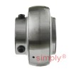 SNR US204G2 Metric Flatback Spherical Outer Bearing Insert 20mm Bore 47mm Outside Diameter with Grub Screws