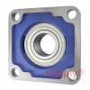 SNR UCF208 Metric Four Bolt Square Cast Iron Flange Housing with 40mm Bore Insert