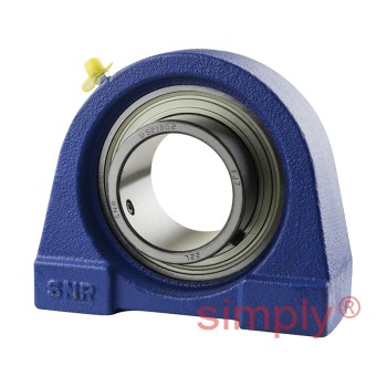 SNR USPG210 Threaded Base Small Footprint Metric Pillow / Plummer Block Housing with 50mm Bore Insert