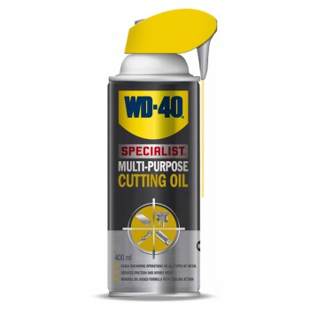 WD40 Specialist Multi-Purpose Cutting Oil Aerosol Spray 400ml with Smart Straw