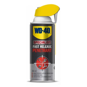 WD40 Specialist Fast Release Penetrant Aerosol Spray 400ml with Smart Straw