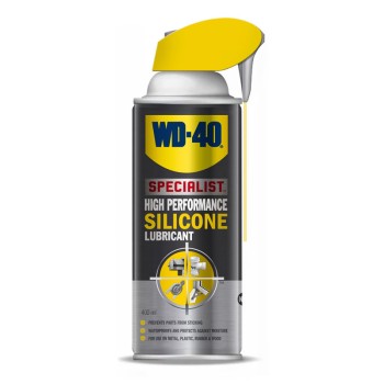 WD40 Specialist High Performance Silicone Lubricant Aerosol Spray 400ml with Smart Straw