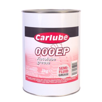 Carlube 000EP Autolube Grease (Red) 3kg